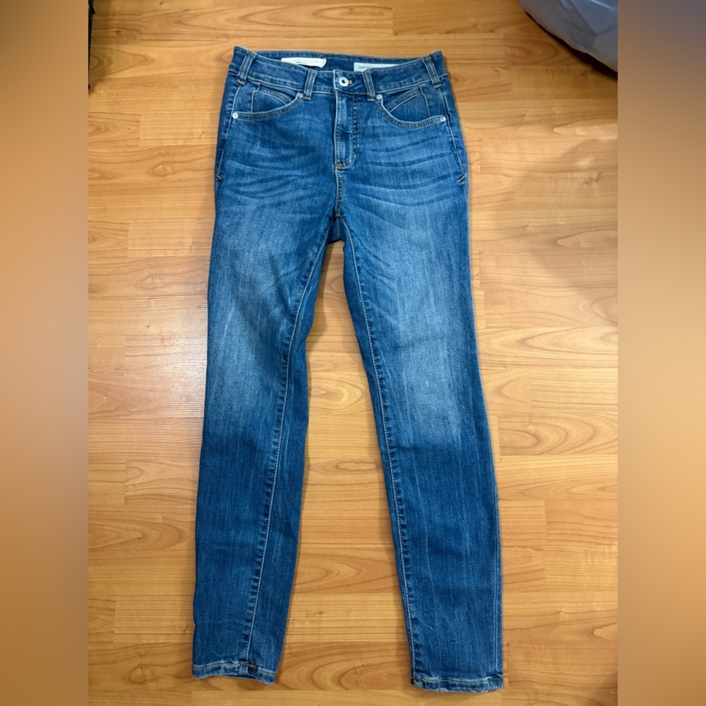 Pilcro and the Letterpress by Anthropologie Blue High-Rise Leggings Women Sz 28